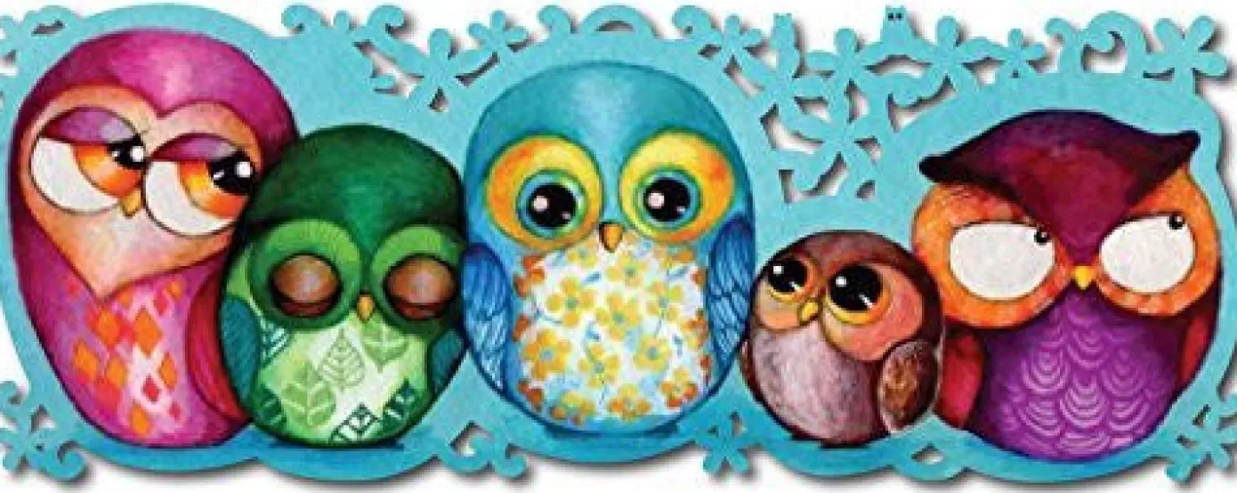 - Annya Kai Fabric Owls Wooden Jigsaw Puzzle<Artifact Puzzles Store