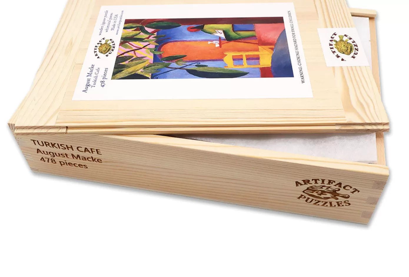 - August Macke Turkish Cafe Wooden Jigsaw Puzzle<Artifact Puzzles Outlet