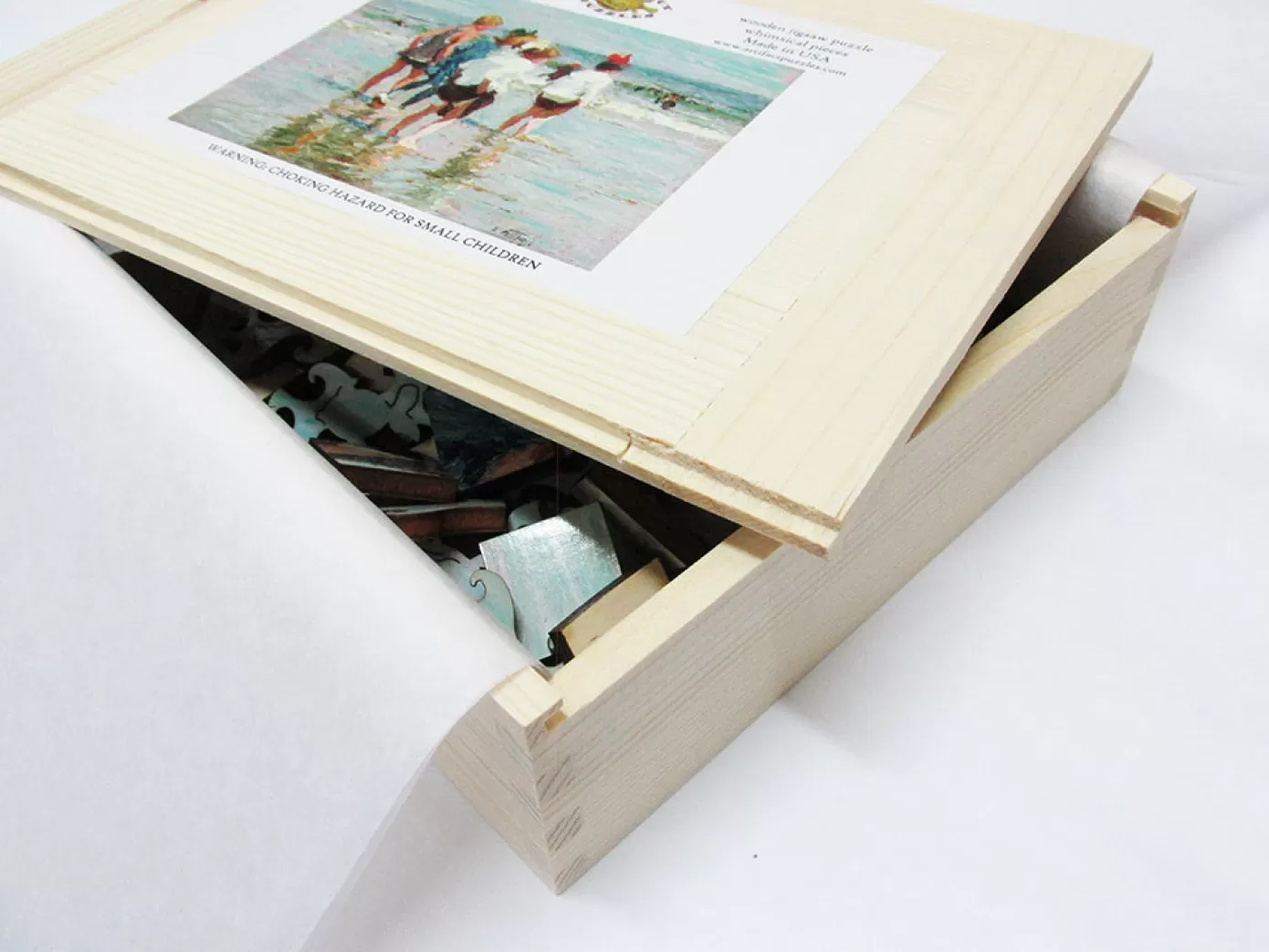 - Edward Henry Potthast Brighton Beach Wooden Jigsaw Puzzle<Artifact Puzzles Fashion