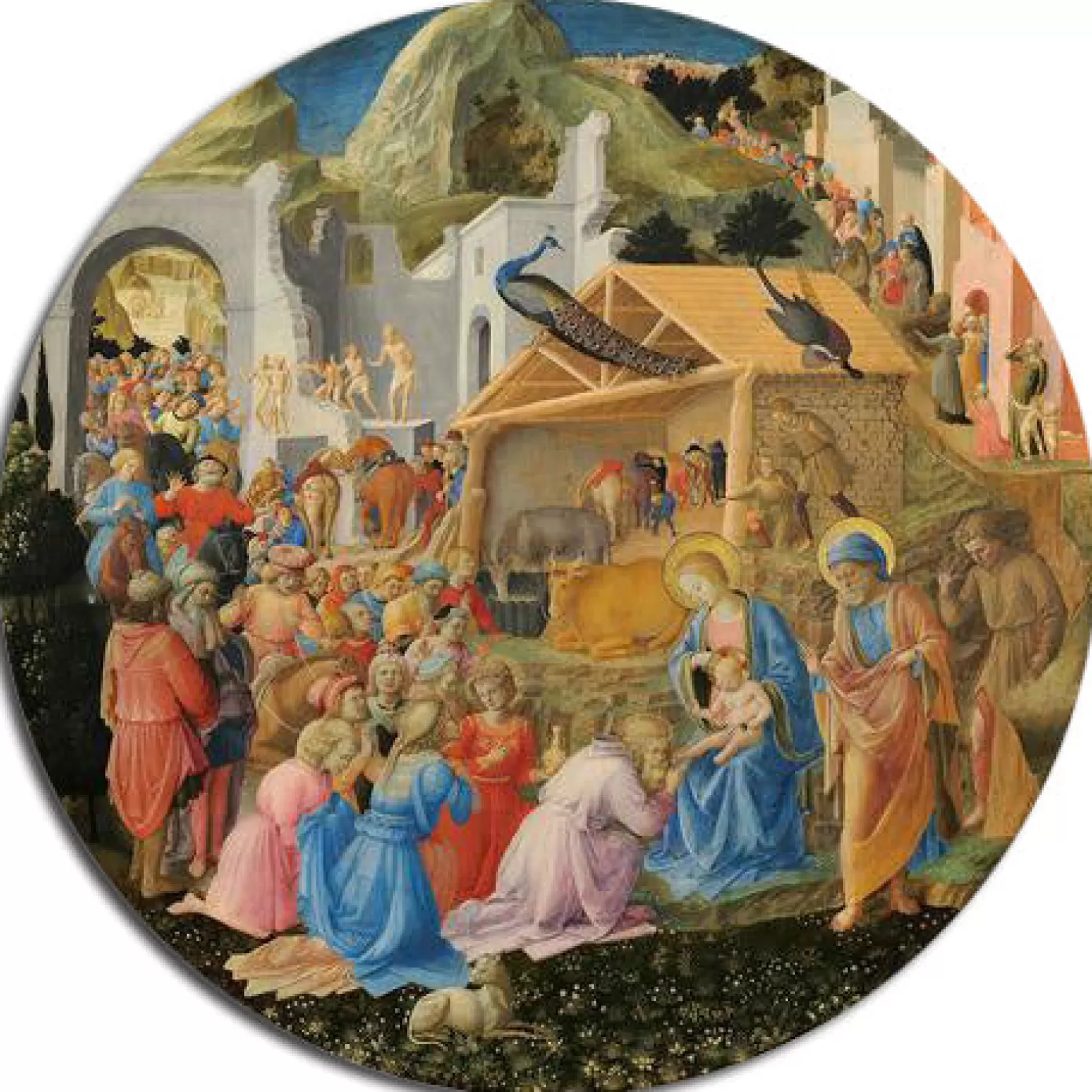 - Fra Angelico And Fra Filippo Lippi Adoration Of The Magi Wooden Jigsaw Puzzle<Artifact Puzzles Best
