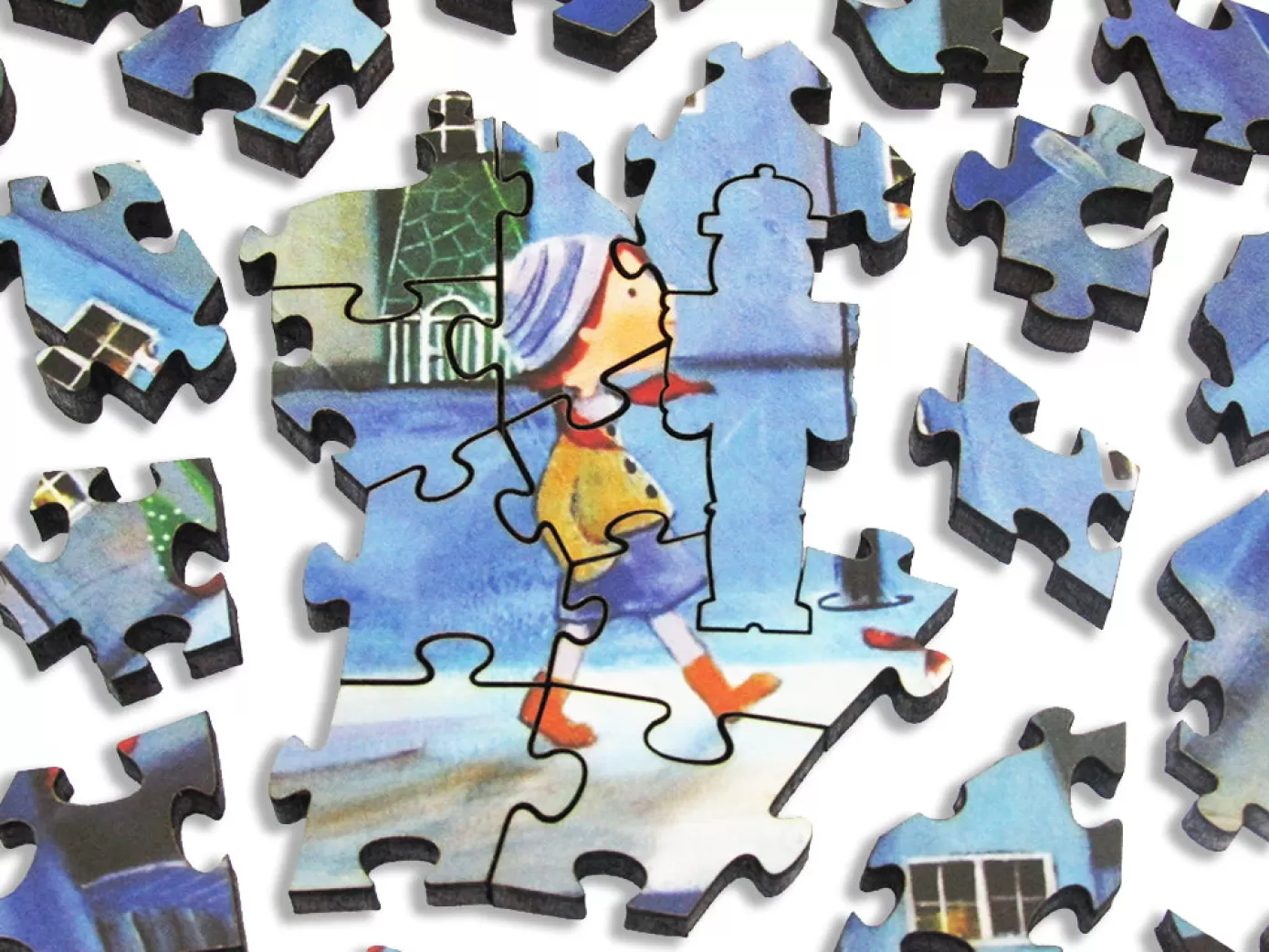 - Iwona Lifsches Santa Claus Delivery Wooden Jigsaw Puzzle<Artifact Puzzles Online