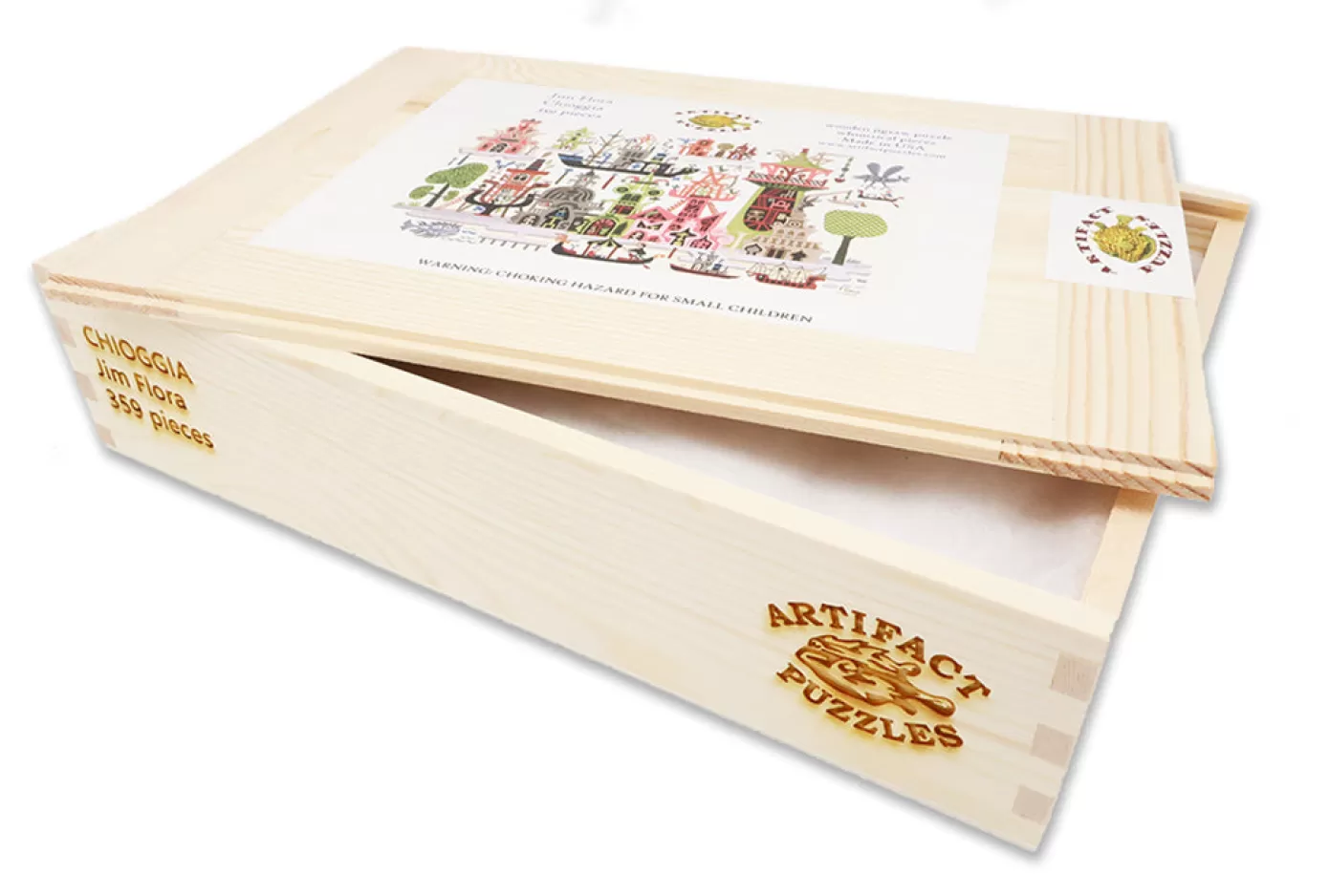 - Jim Flora Chioggia Wooden Jigsaw Puzzle<Artifact Puzzles Cheap