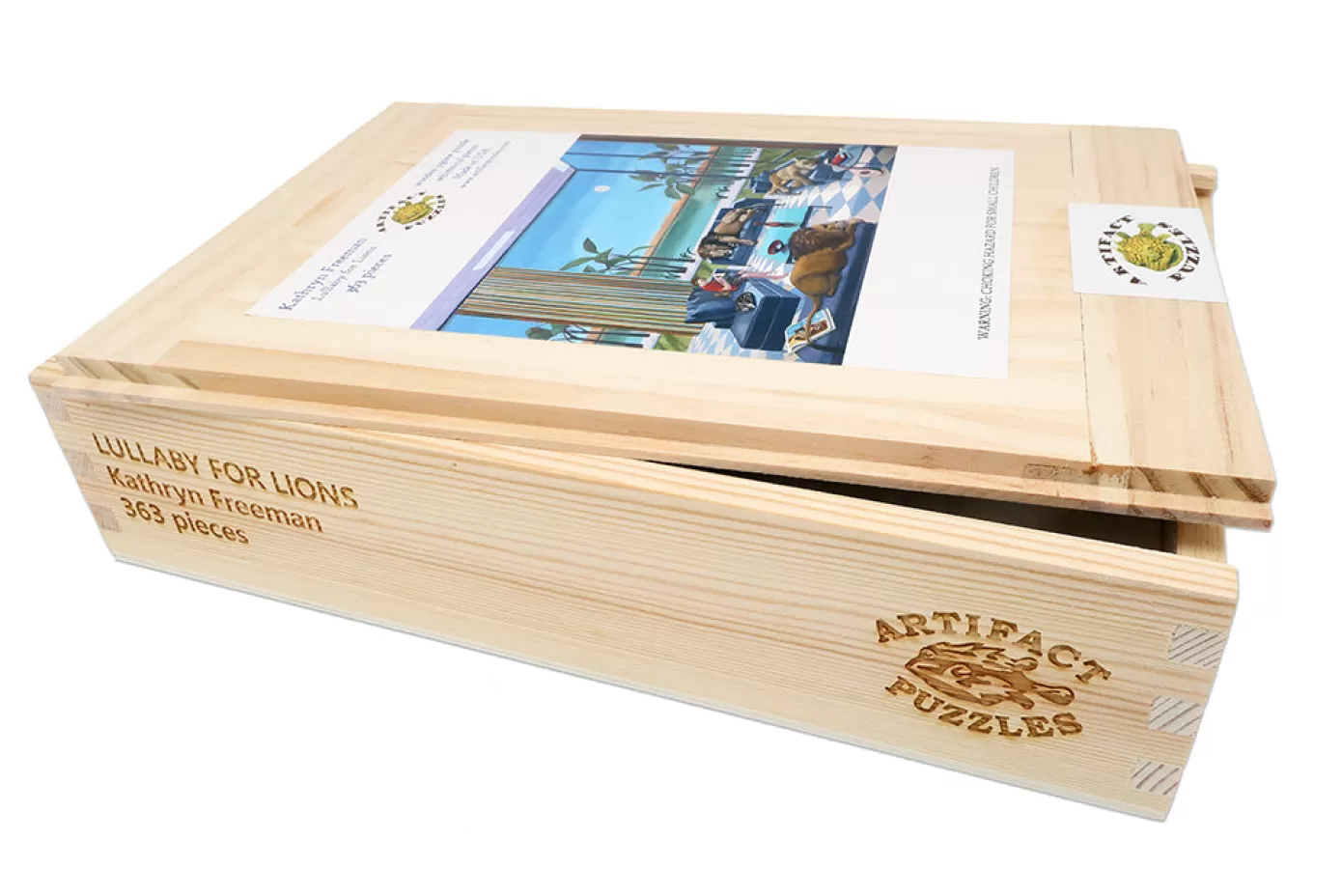 - Kathryn Freeman Lullaby For Lions Wooden Jigsaw Puzzle<Artifact Puzzles Cheap