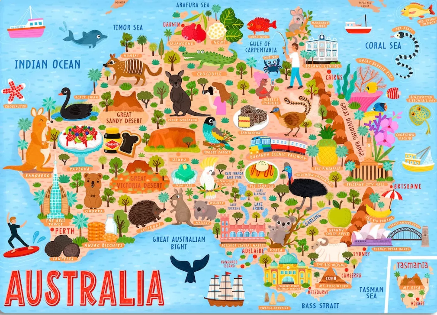 - Liv Wan Australia Map Wooden Jigsaw Puzzle<Artifact Puzzles Cheap