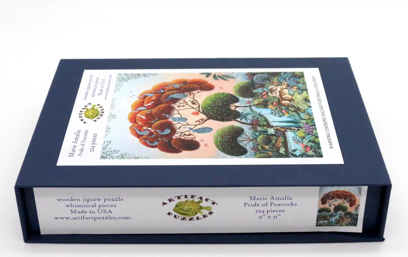 - Marie Amalia Pride Of Peacocks Wooden Jigsaw Puzzle<Artifact Puzzles Outlet
