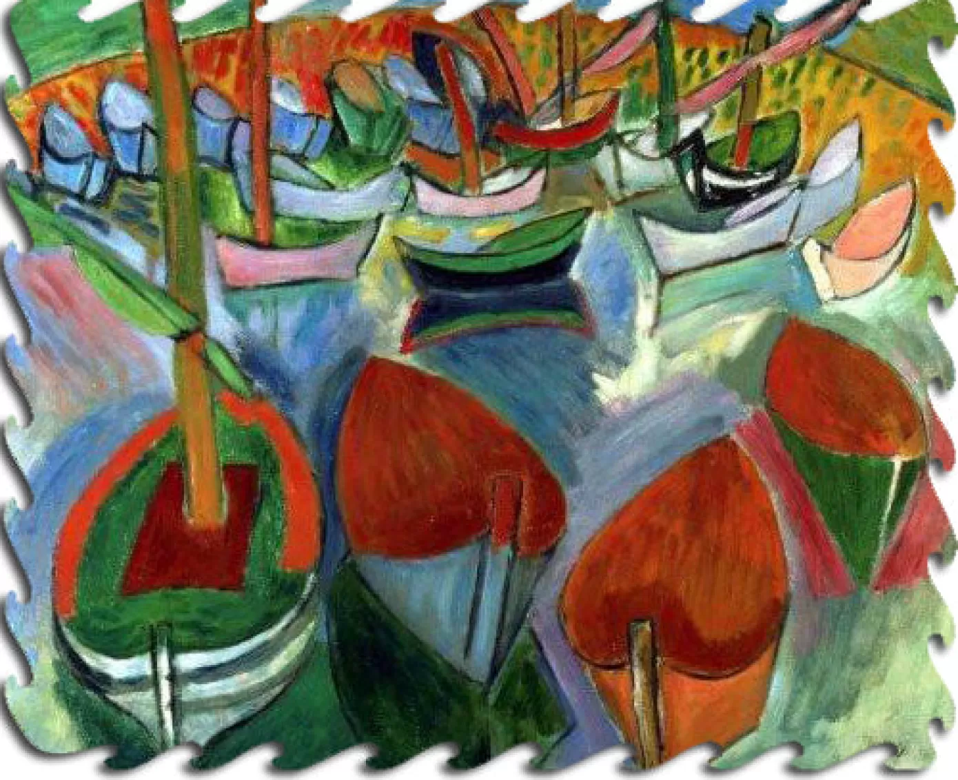 - Raoul Dufy Boats Wooden Jigsaw Puzzle<Artifact Puzzles Discount