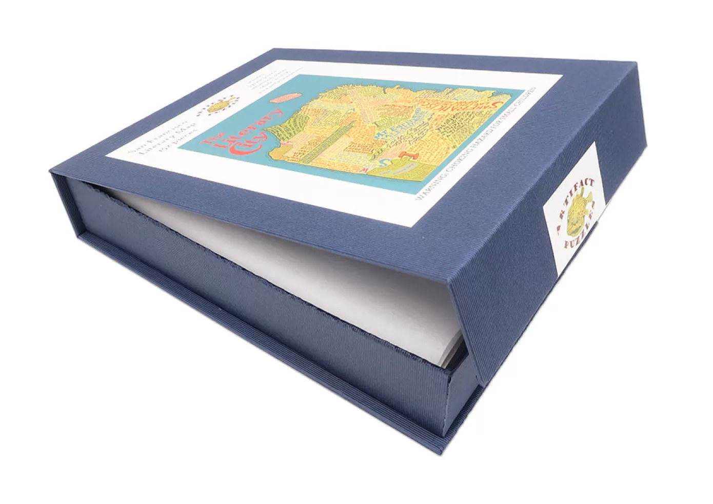 - San Francisco Literary Map Wooden Jigsaw Puzzle<Artifact Puzzles Outlet