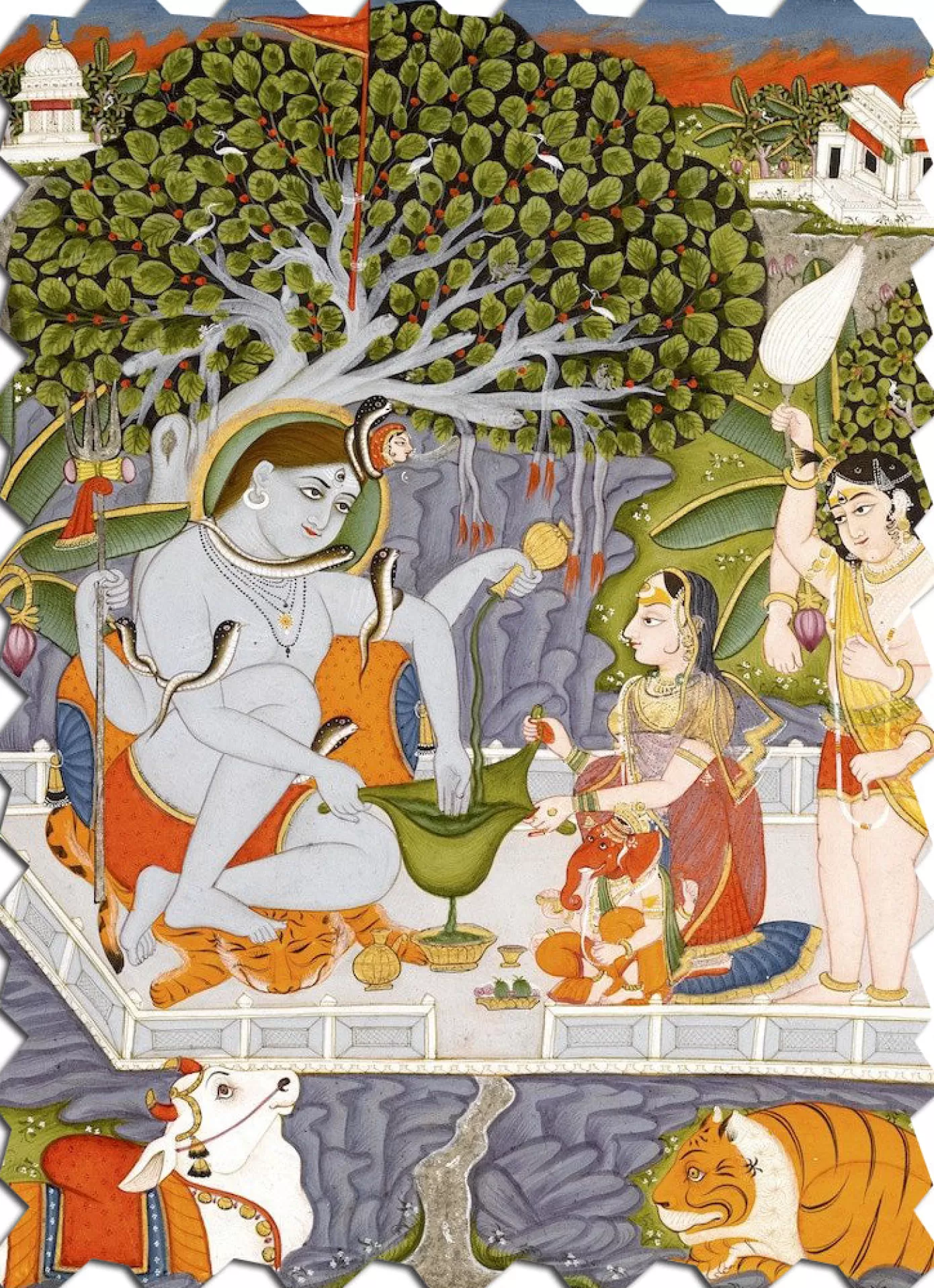 - Shiva And His Family Wooden Jigsaw Puzzle<Artifact Puzzles Sale