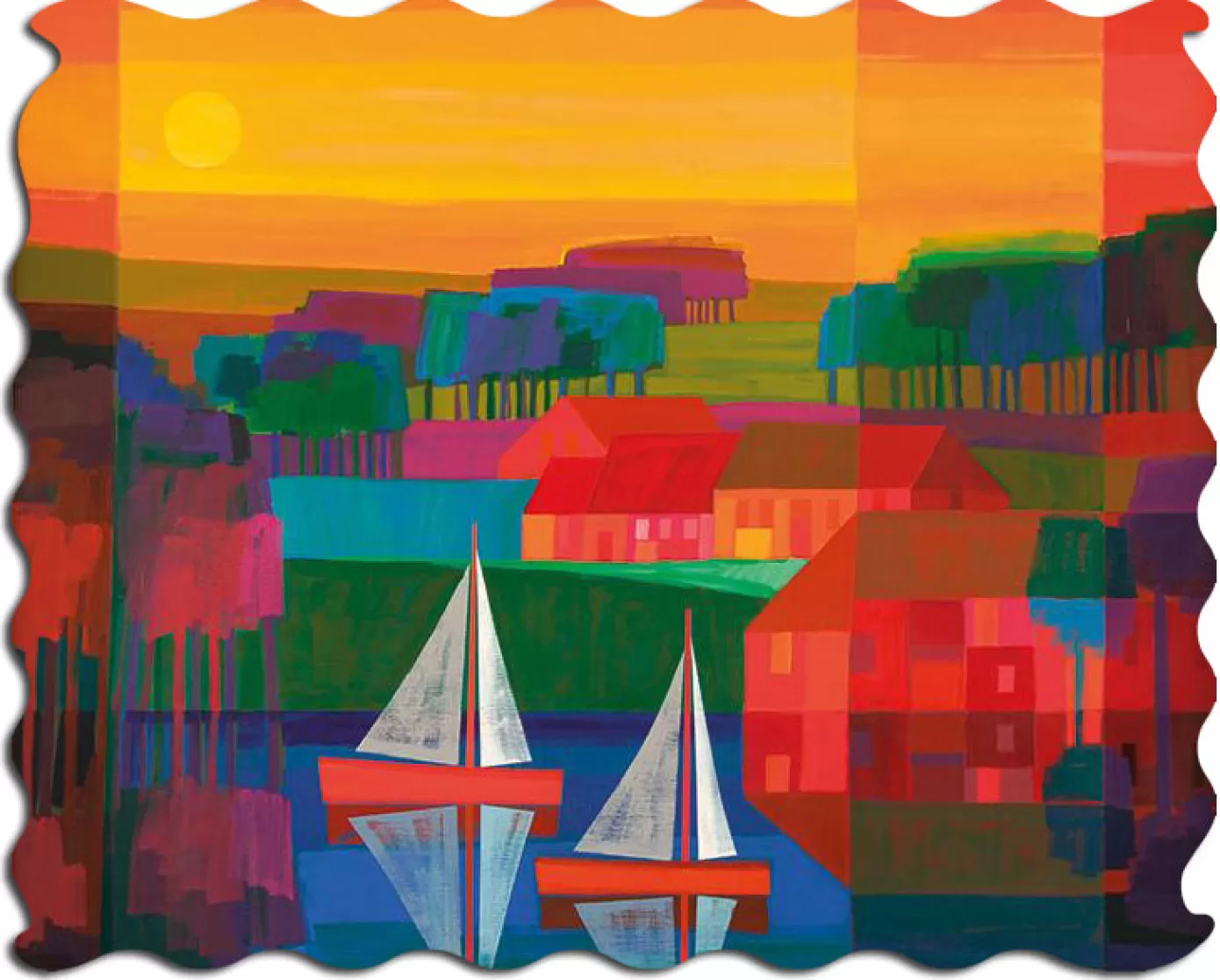 - Ton Schulten Langs De Oever Wooden Jigsaw Puzzle<Artifact Puzzles Hot