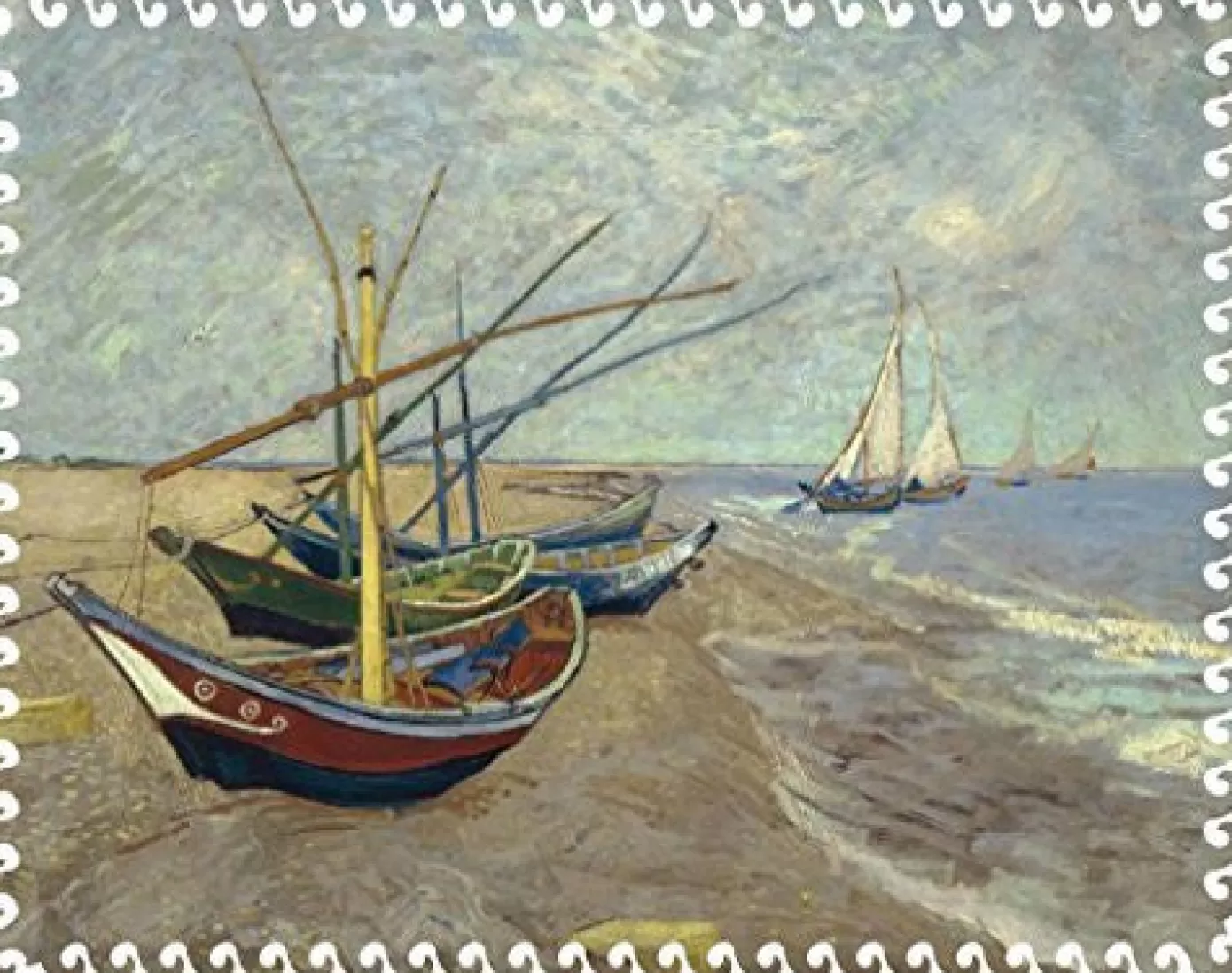 - Van Gogh Boats Wooden Jigsaw Puzzle<Artifact Puzzles Outlet