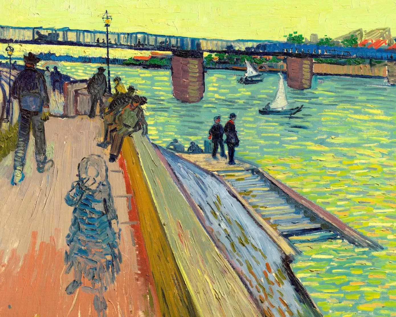 - Van Gogh Le Pont De Trinquetaille Wooden Jigsaw Puzzle<Artifact Puzzles Discount