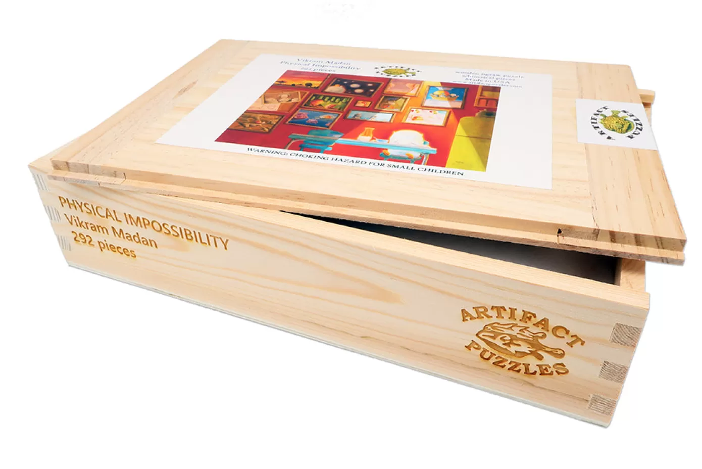 - Vikram Madan Physical Impossibility Wooden Jigsaw Puzzle<Artifact Puzzles Hot
