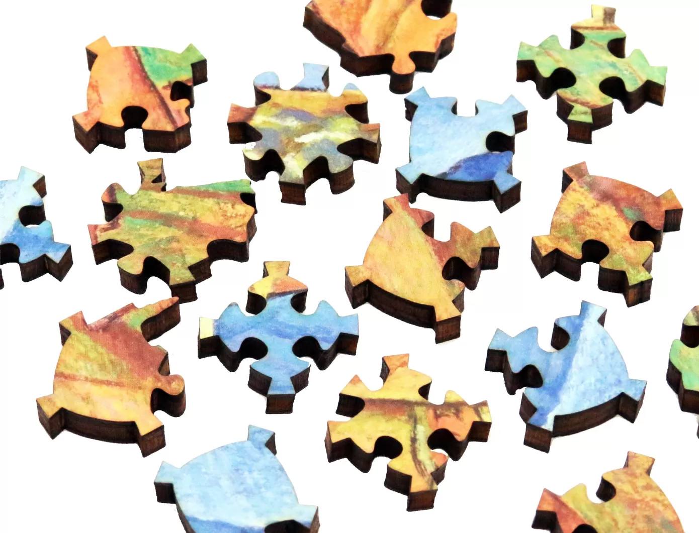 Ecru Puzzles - Alfredo Ramos Martinez Los Charros Del Pueblo Wooden Jigsaw Puzzle<Artifact Puzzles New