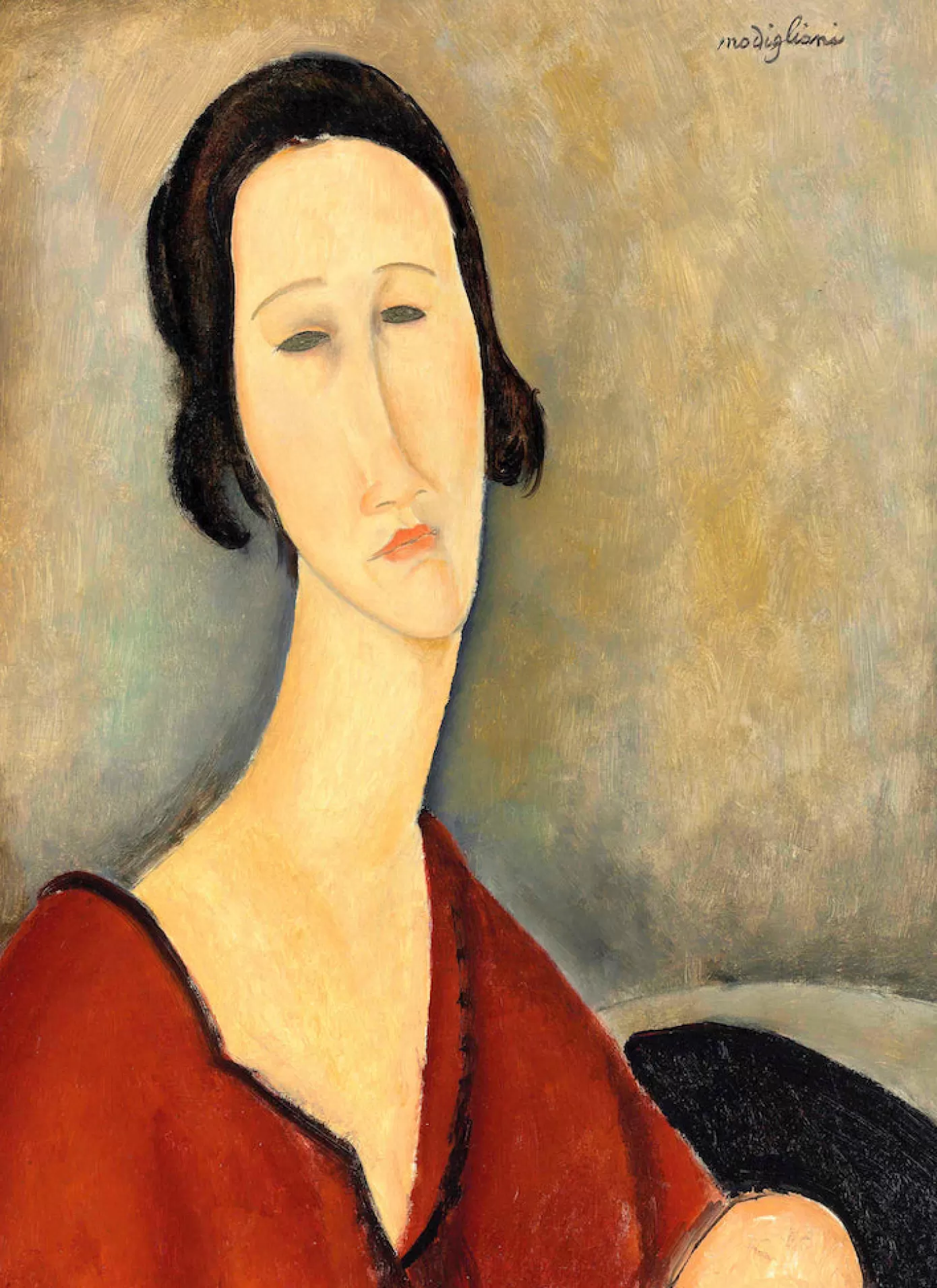 Ecru Puzzles - Amedeo Modigliani Madame Zborowska Wooden Jigsaw Puzzle<Artifact Puzzles Outlet