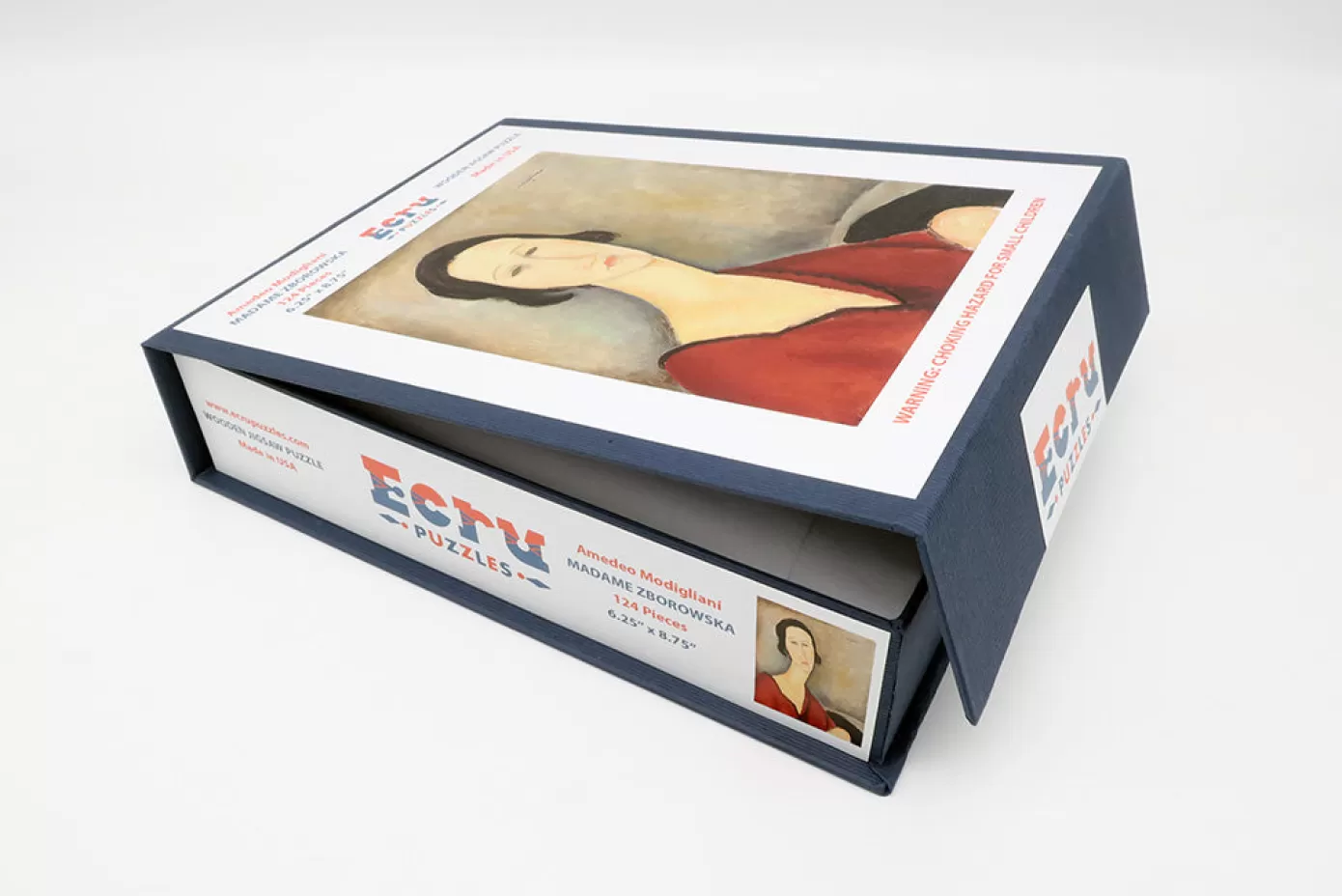 Ecru Puzzles - Amedeo Modigliani Madame Zborowska Wooden Jigsaw Puzzle<Artifact Puzzles Outlet