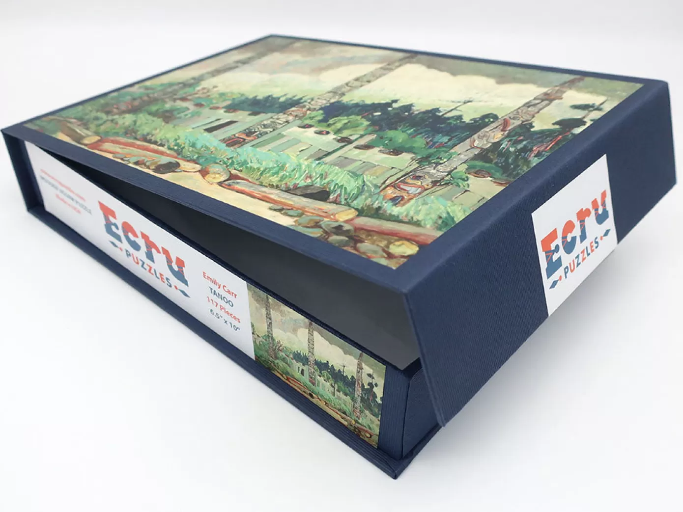 Ecru Puzzles - Emily Carr Tanoo Wooden Jigsaw Puzzle<Artifact Puzzles Hot