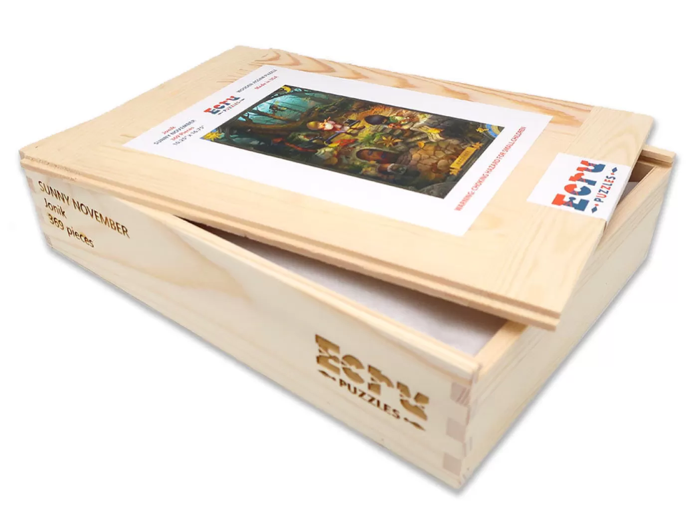 Ecru Puzzles - Jonik Sunny November Wooden Jigsaw Puzzle<Artifact Puzzles Shop