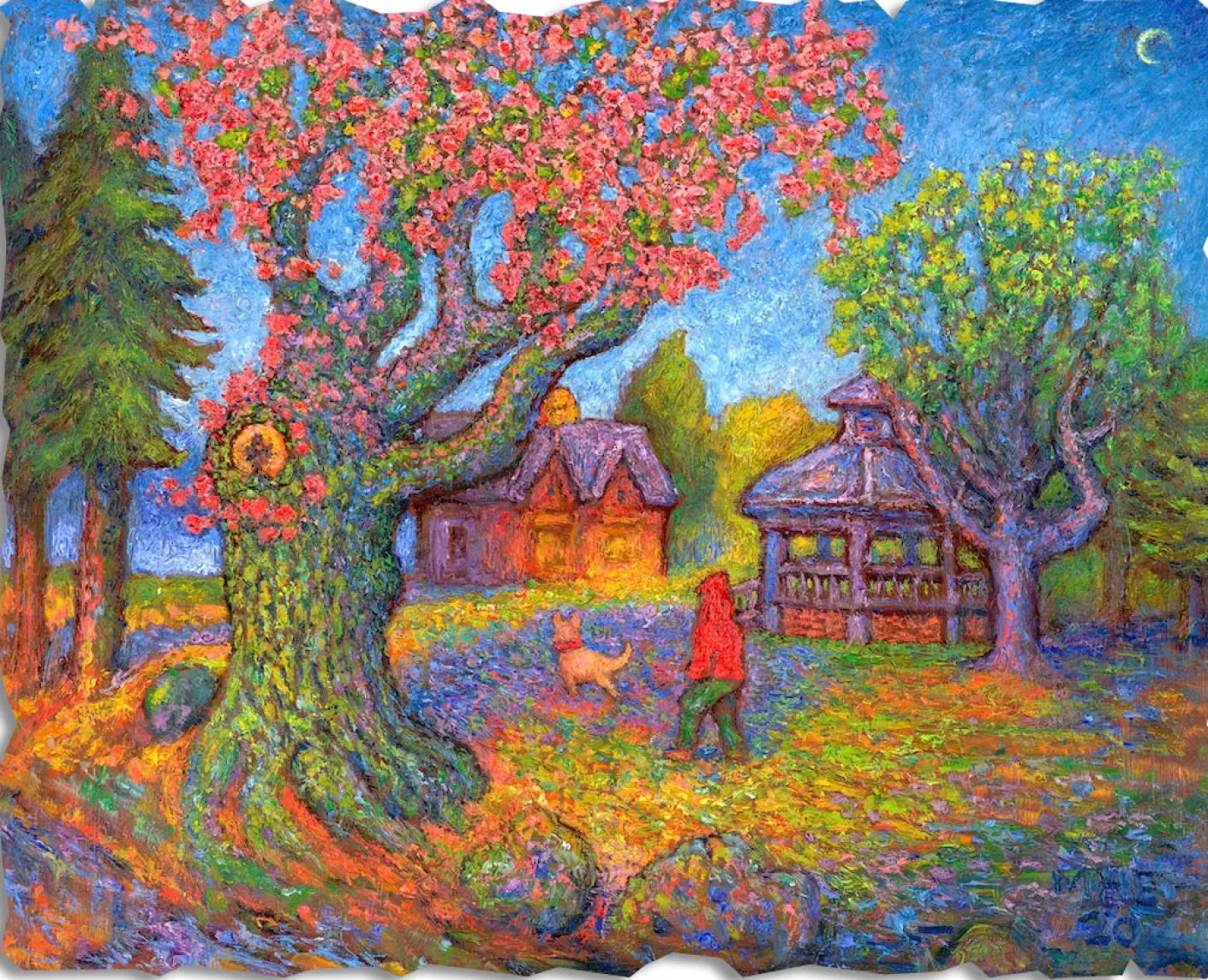 Ecru Puzzles - Milton Brightman Flowering Cherry Wooden Jigsaw Puzzle<Artifact Puzzles Best