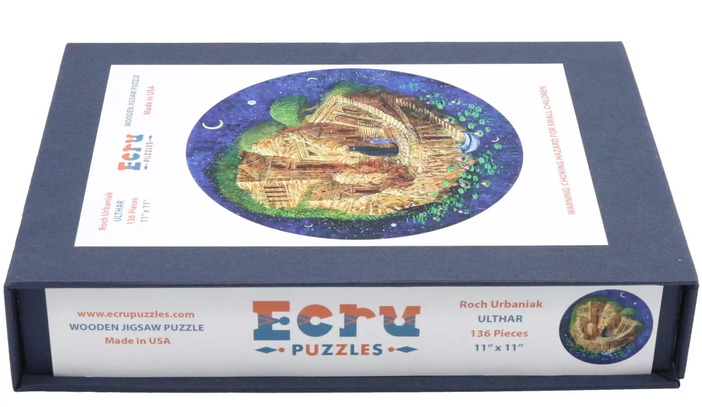 Ecru Puzzles - Roch Urbaniak Ulthar Wooden Jigsaw Puzzle<Artifact Puzzles Cheap