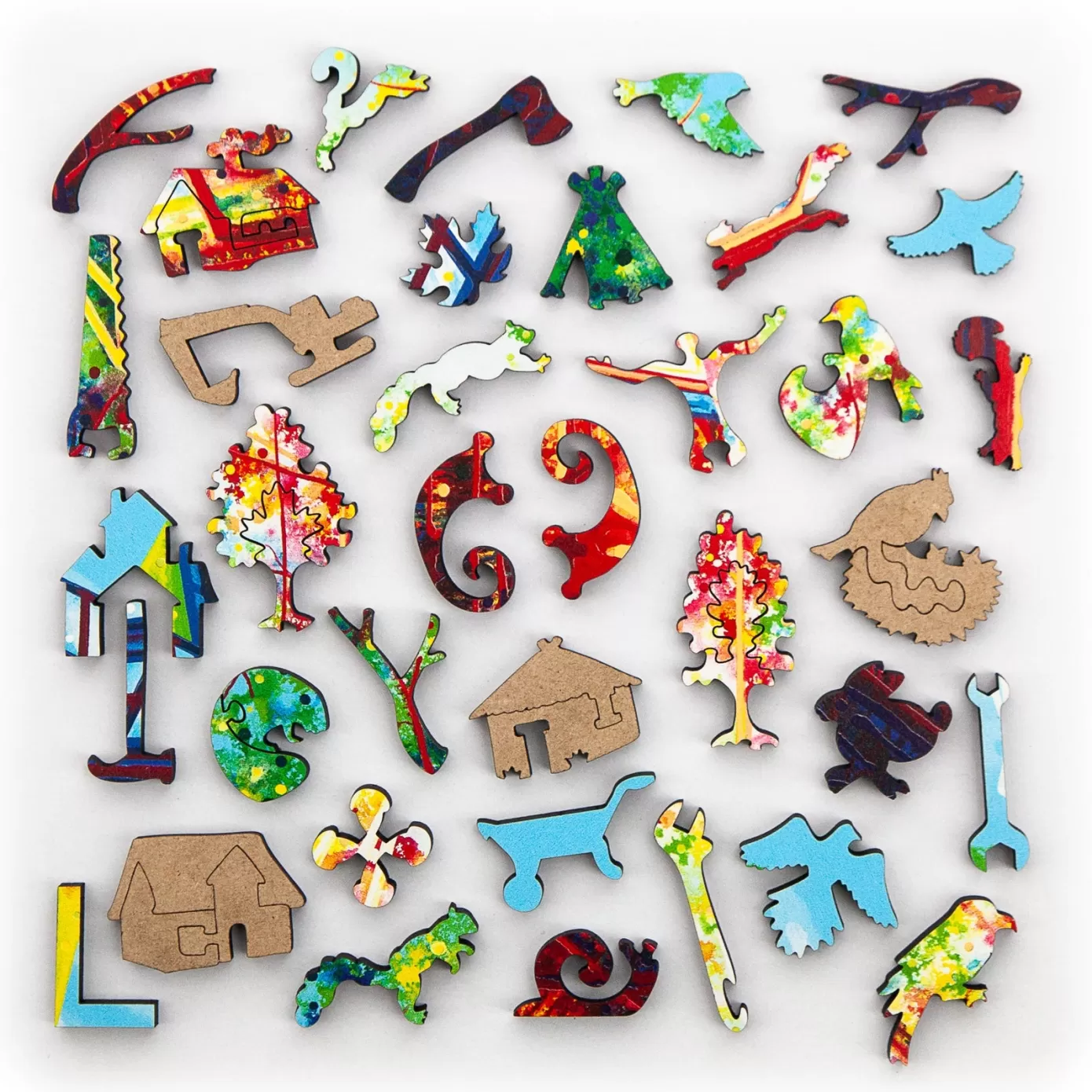 Stumpcraft Puzzles - Amy Shackleton Urban Treehouse Wooden Jigsaw Puzzle<Artifact Puzzles Discount