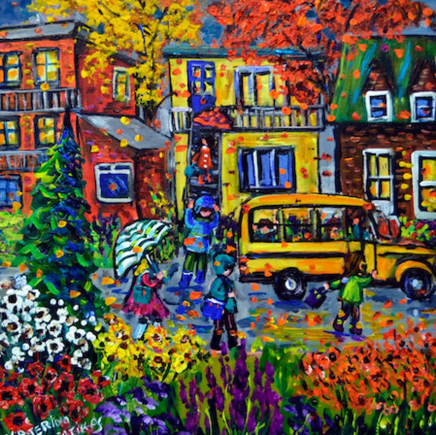 Stumpcraft Puzzles - Katerina Mertikas Shiny Streets Wooden Jigsaw Puzzle<Artifact Puzzles Hot