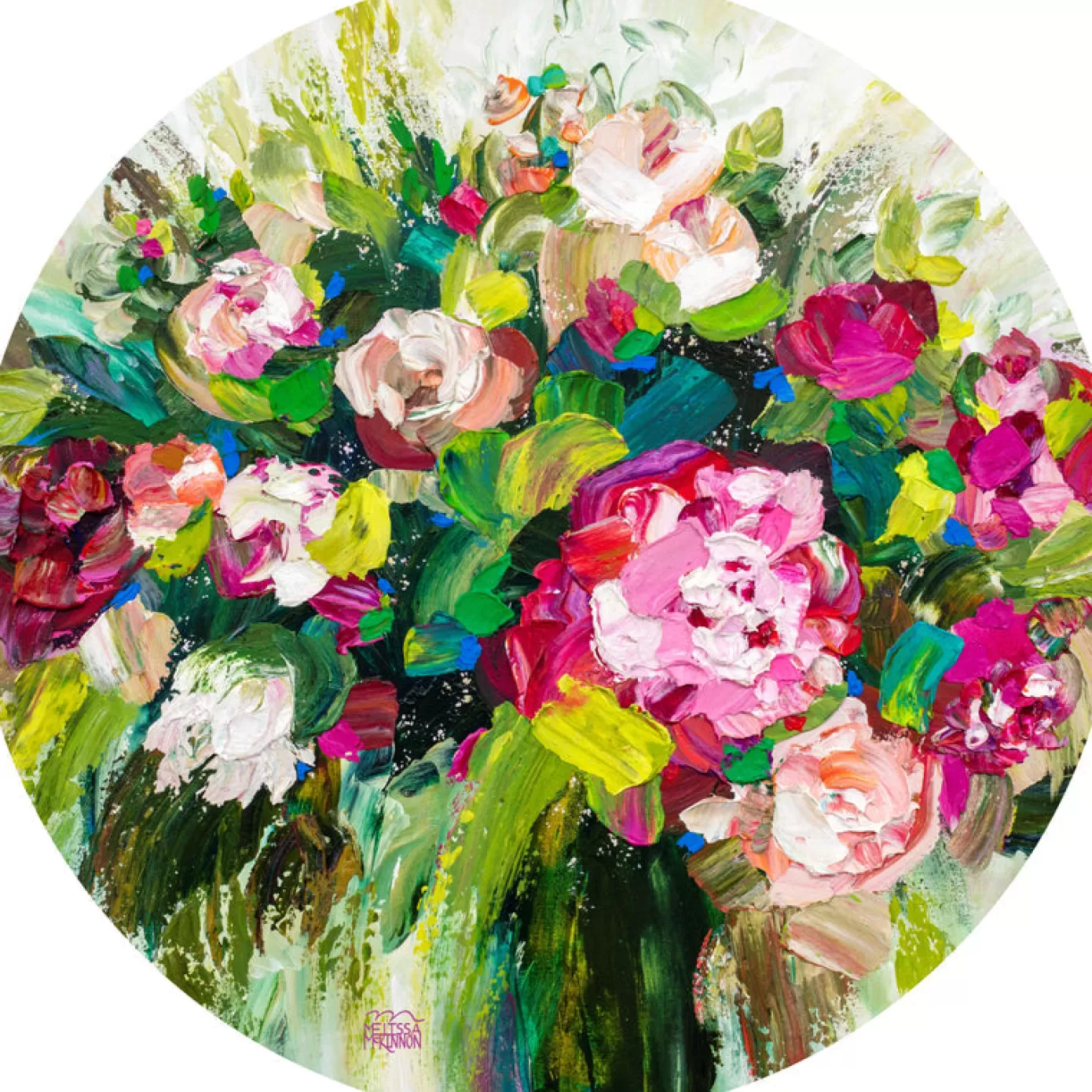 Stumpcraft Puzzles - Melissa Mckinnon Bursting Blooms Wooden Jigsaw Puzzle<Artifact Puzzles Outlet