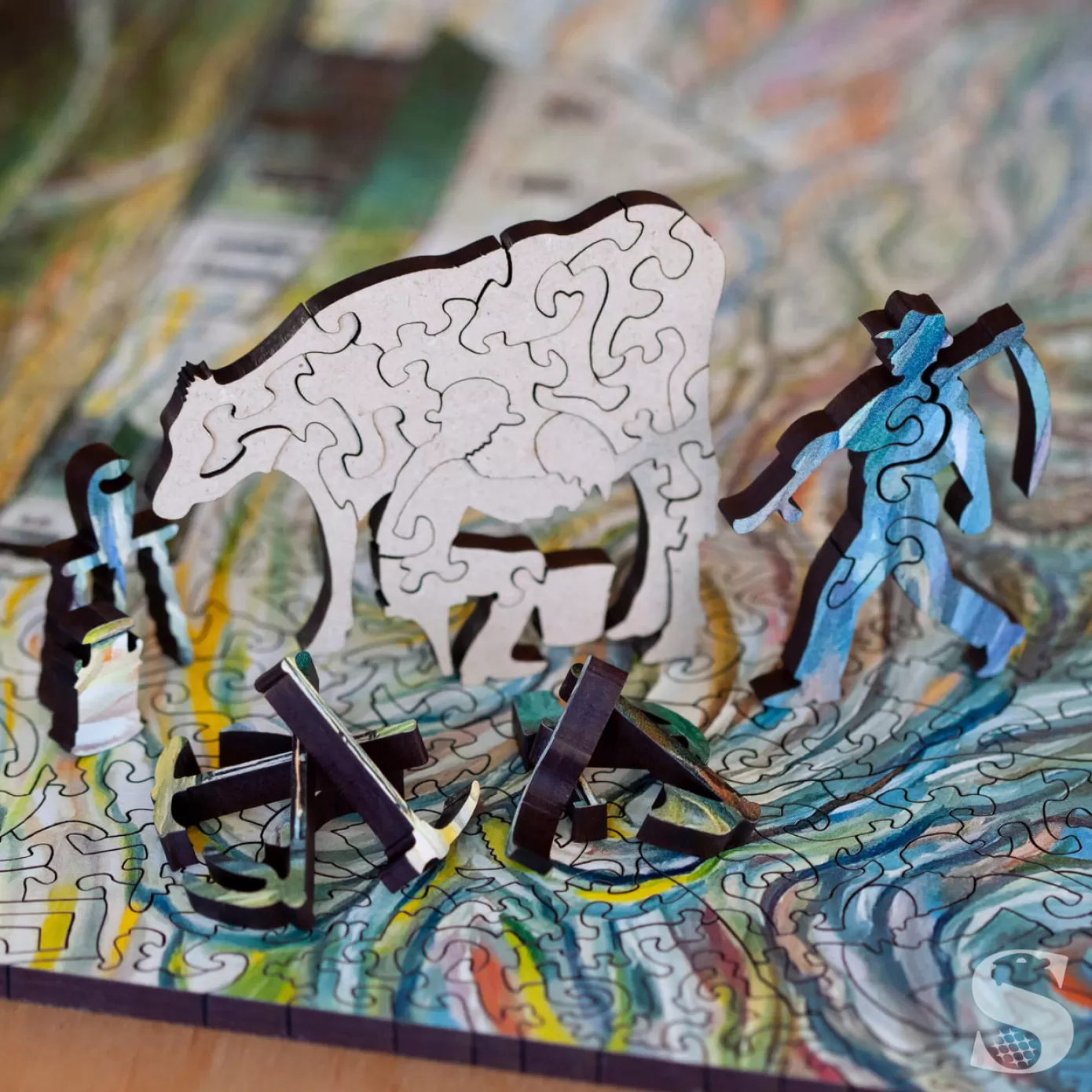 Stumpcraft Puzzles - Steve Coffey Morning Wooden Jigsaw Puzzle<Artifact Puzzles Fashion